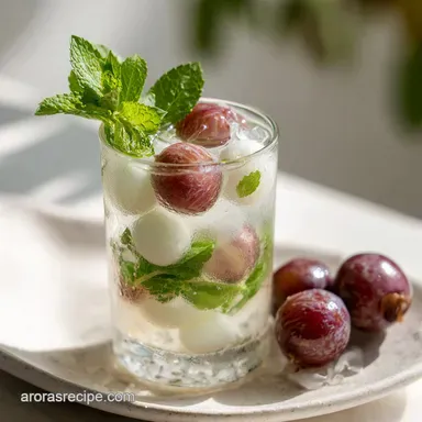 Spring Fruit and Mint Mocktail in 10 Minutes Recipe Card