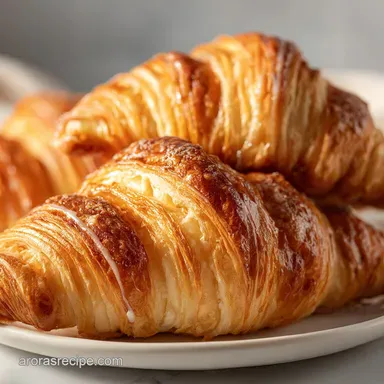Glazed Croissants: Bakery-Style Shatter in 2 Hours 30 Minutes Recipe Card