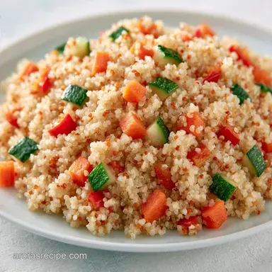 Gluten Free Quinoa Veggie Bake: 6 Servings