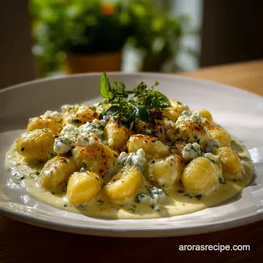 Gnocchi in Gorgonzola: 20-Minute Velvet Sauce Recipe Card