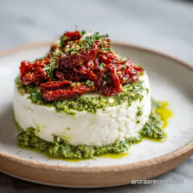 Goat Cheese Pesto Terrine: Party-Ready Recipe Card