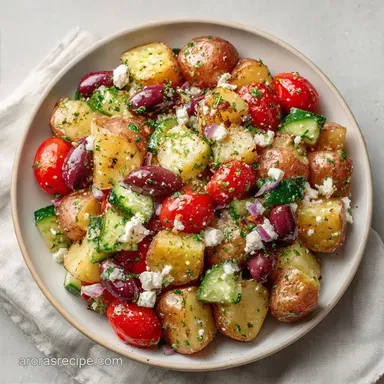 Greek Potato Salad with Feta