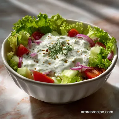 Greek Yogurt Salad Dressing Ranch: 10-Minute Healthy Swap Recipe Card