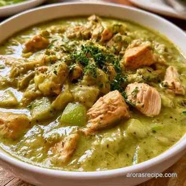 Creamy Green Chile Chicken Stew