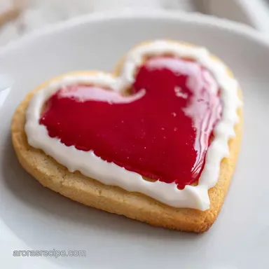 Heart Shape Sugar Cookie For Valentines: For 24 Servings