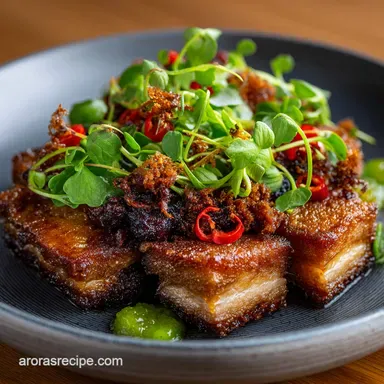 Heo Quay The Secret to Unbeatable Crispy Pork Crackling at Home Recipe Card