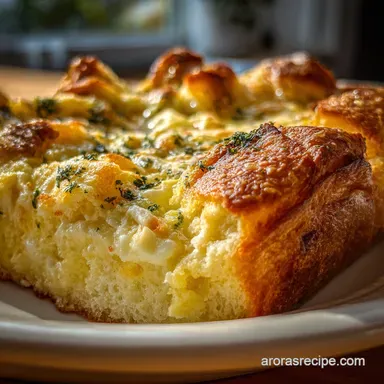 Homemade Crescent Roll Breakfast Casserole: Buttery & Savory Recipe Card