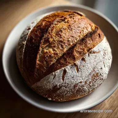 Rye Bread Recipe with Caraway Seeds (1 Loaf)