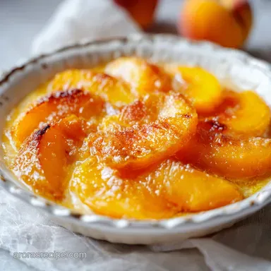 Homemade Peach Cobbler for 10 Servings