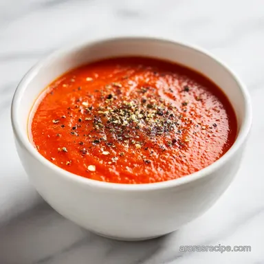 Homemade Tomato Soup: Roasted Recipe Card