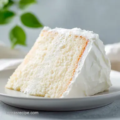 Homemade White Cake Recipe: Velvety