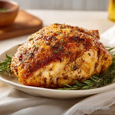 Crockpot Turkey Breast: Tender Slow Cooker Turkey for 7 Servings Recipe Card