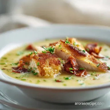 Keto Chicken Cordon Bleu Soup: Creamy, Low Carb Delight Recipe Card