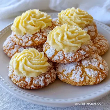 Lemon Crinkle Cookies with Greek Yogurt Recipe Card