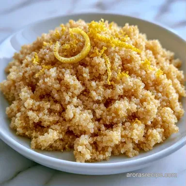 Instant Pot Lemon Quinoa Recipe Card