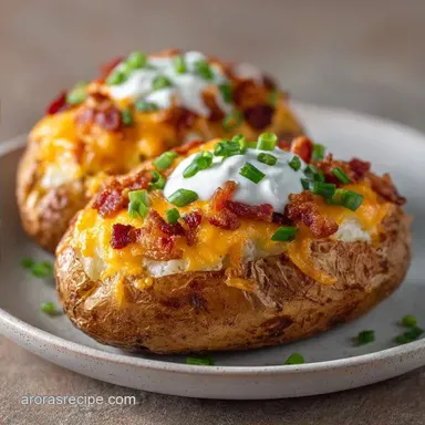 Loaded Baked Potatoes: Crispy Skin