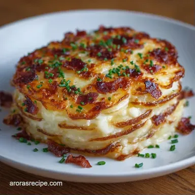 Loaded Scalloped Potatoes with Bacon Recipe Card