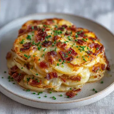 Loaded Scalloped Potatoes with Bacon