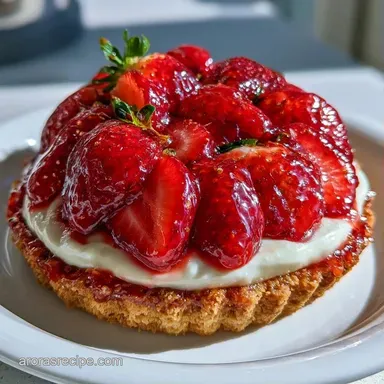 Lubys Fresh Strawberry Pie in 25 Minutes Recipe Card