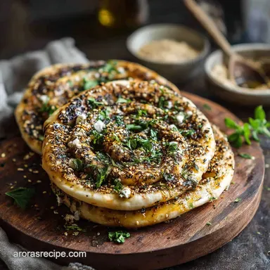 Manakish Zaatar: Authentic Middle Eastern Flatbread Recipe