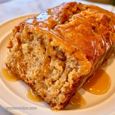 Maple Banana Bread with Sour Cream Recipe Card