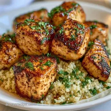 Mediterranean Chicken Quinoa Bowl for 4 Recipe Card
