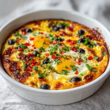 Mexican Egg Bake Recipe for 8 Servings