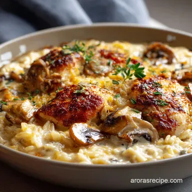 Million Dollar Chicken RiceARoni Casserole: The Creamy, No-Soup Upgrade Recipe Card