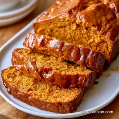 Moist Pumpkin Bread for 10 Slices