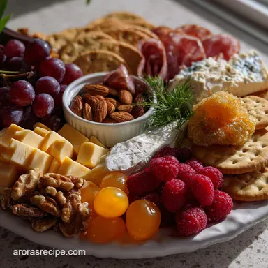 Best New Years Eve Charcuterie Board Idea with Artisan Cheeses Recipe Card