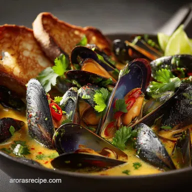 New Zealand Mussels Recipe Creamy CoconutLime Broth in 25 Minutes