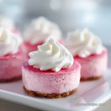 No-Bake Pink Velvet Cheesecake Bites for 24 Recipe Card