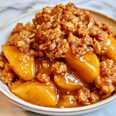 Apple Crisp for 16 Servings Recipe Card