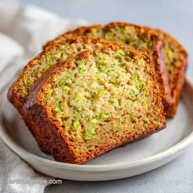 One Bowl Zucchini Banana Bread: Velvety Recipe Card