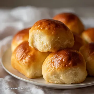 One Hour Yeast Rolls: Soft Butter Dinner Rolls Recipe Recipe Card