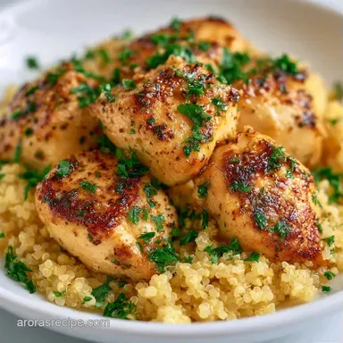 Chicken Quinoa: One-Pot Dinner Recipe Card
