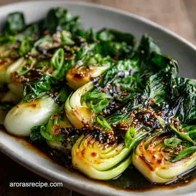 Perfectly Roasted Bok Choy Recipe with Umami GarlicSesame Glaze