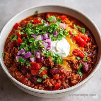 Paleo Crockpot Chili - Chunky & No Beans