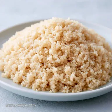 Perfect Steamed Quinoa for 4 Servings Recipe Card