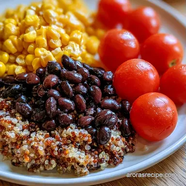 Peruvian Quinoa Salad with Black Beans Recipe Card