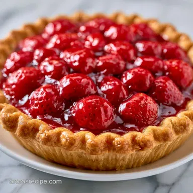 Piccadilly Strawberry Pie: Shatter Crisp Recipe Card