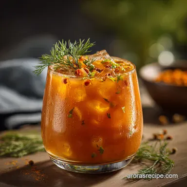 Dill Pickle Tomato Spice Drink Power Blend Recipe Card