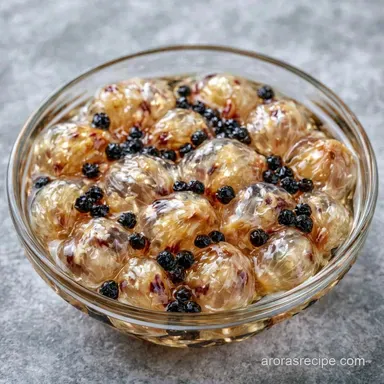 Pickled Garlic Cloves for 16 Servings Recipe Card