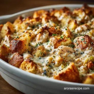 Chicken Stuffing Casserole: Easy, Creamy Weeknight Winner Recipe Card