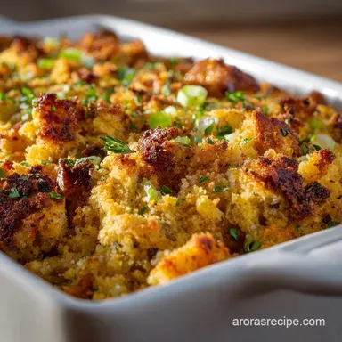 Southern Cornbread Dressing Recipe: Chefs Guide to the Ultimate Holiday Side Recipe Card