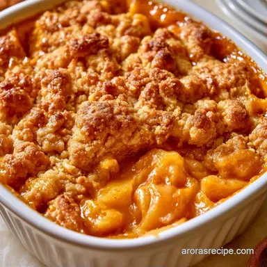 Pumpkin Apple Crumble for 8 Servings Recipe Card