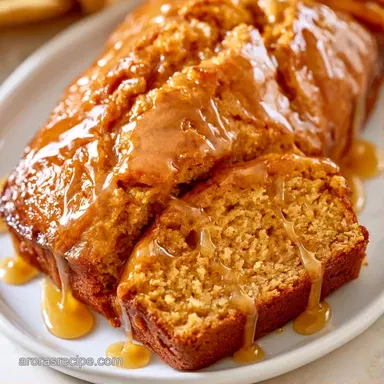 Pumpkin Bread with Maple Glaze: Brown Butter Recipe Card