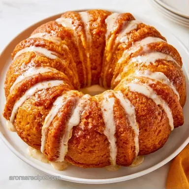 Pumpkin Bundt Cake with Sour Cream Recipe Card