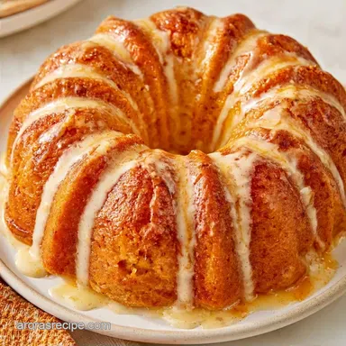 Pumpkin Bundt Cake with Sour Cream