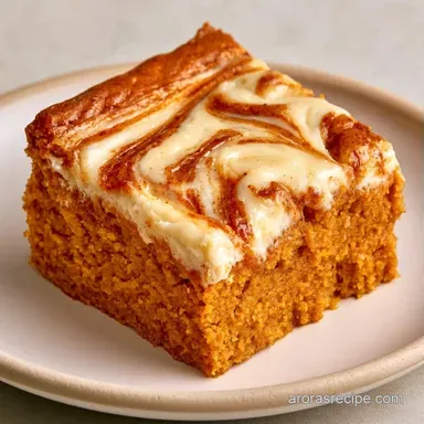 Pumpkin Cream Cheese Bars: Make-Ahead Recipe Card